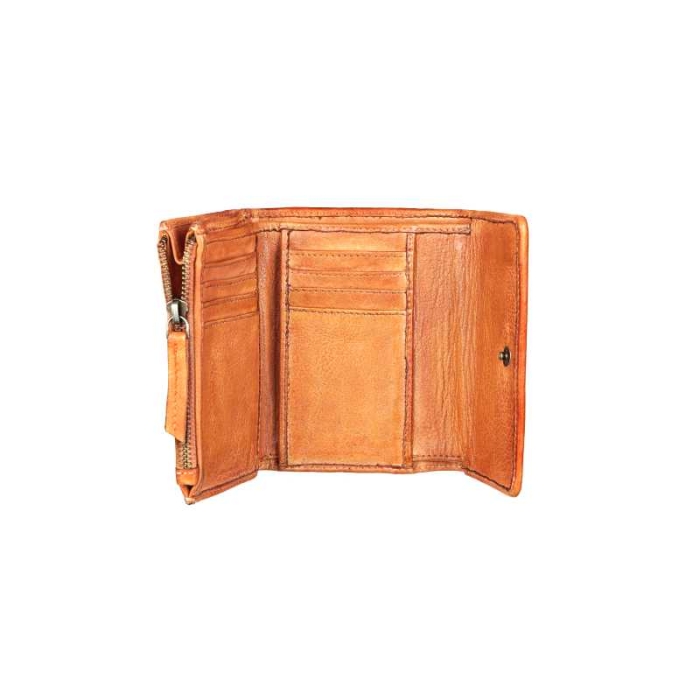 MIDI FLAP WALLET TAN